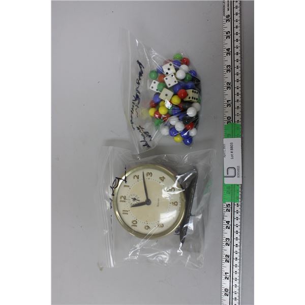 Bag of Marbles and Renown Alarm Clock