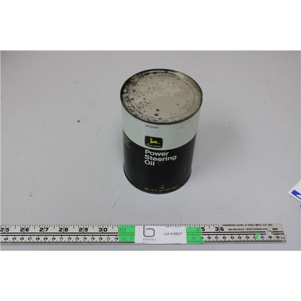 John Deere Power Steering Oil Can (Full)