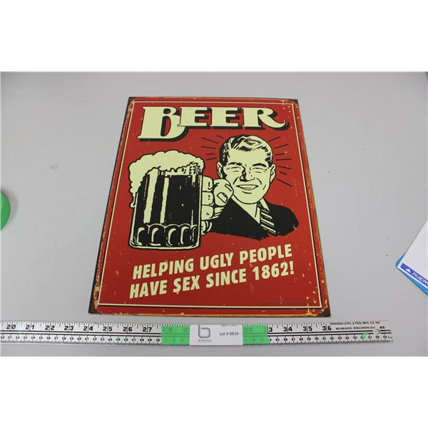 Beer Tin Sign