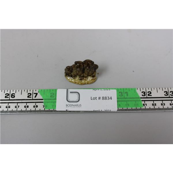 Red Rose Tea Bear Figurine