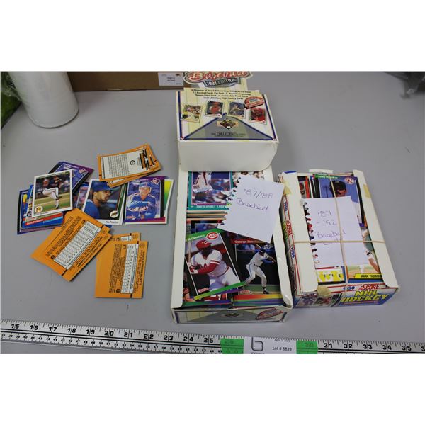 2X THE MONEY - 1987-1992 Baseball Cards