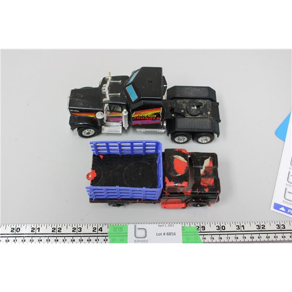 New Bright Semi & Other Plastic Truck