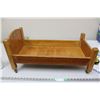 Image 1 : Children Wooden Doll Bed 26" L x 12" W