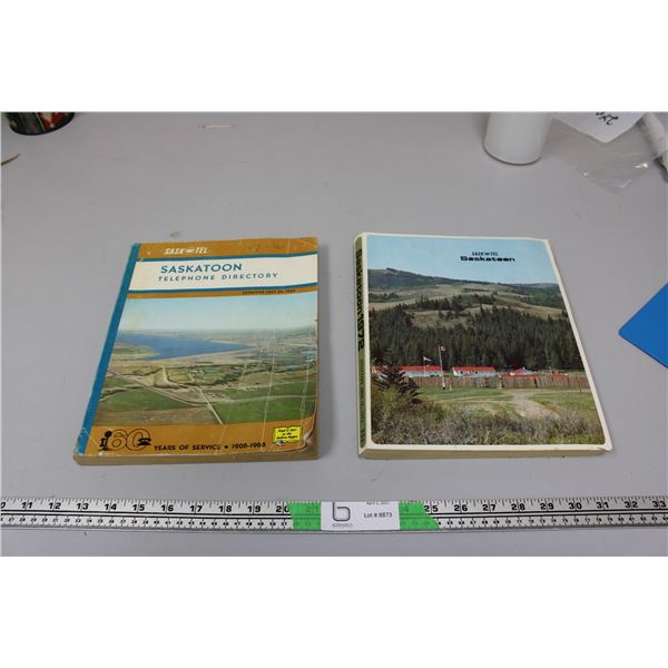 2 Saskatoon Sasktel Phone Books