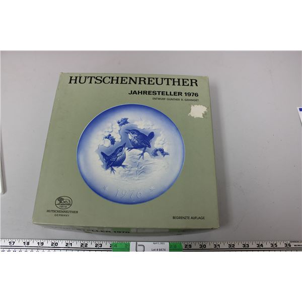 Hutschenreuther 1976 collector plate