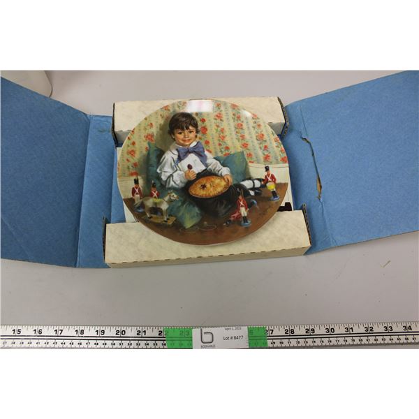 The Little Jack Horner collector plate
