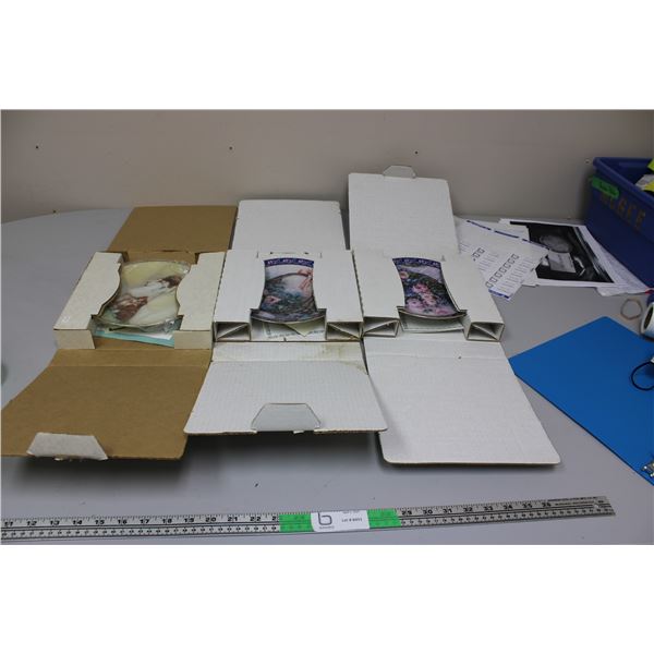 In Disgrace and Roses collector plates (3 pieces)