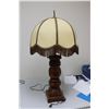 Image 2 : Wooden pole lamp with shade (not tested)