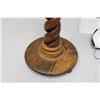 Image 2 : Wooden twisted pole candle holder 29" tall