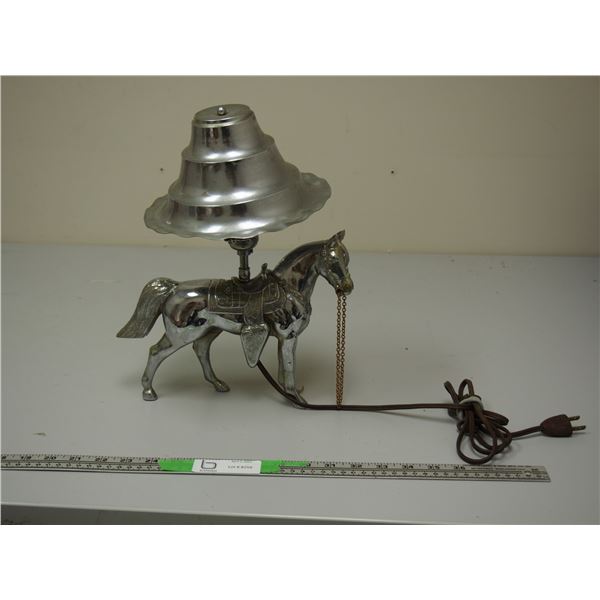 Vintage horse lamp (working)