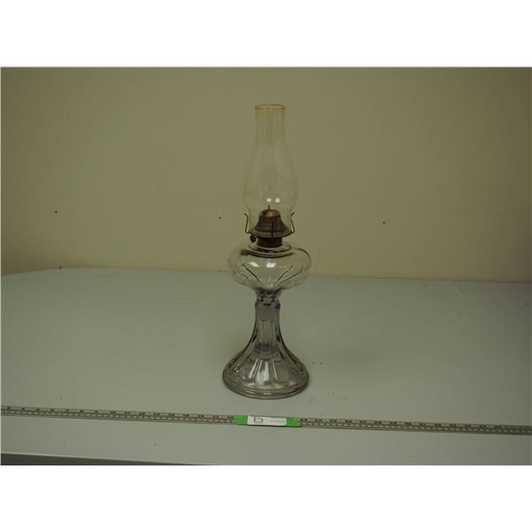 Vintage Oil Lamp (turning purple)