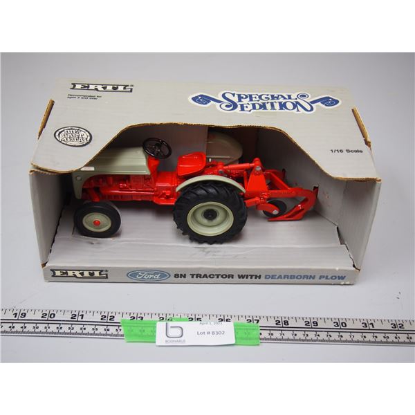 Ertl Ford 8N Tractor with Dearborn Plow 1/16 Scale