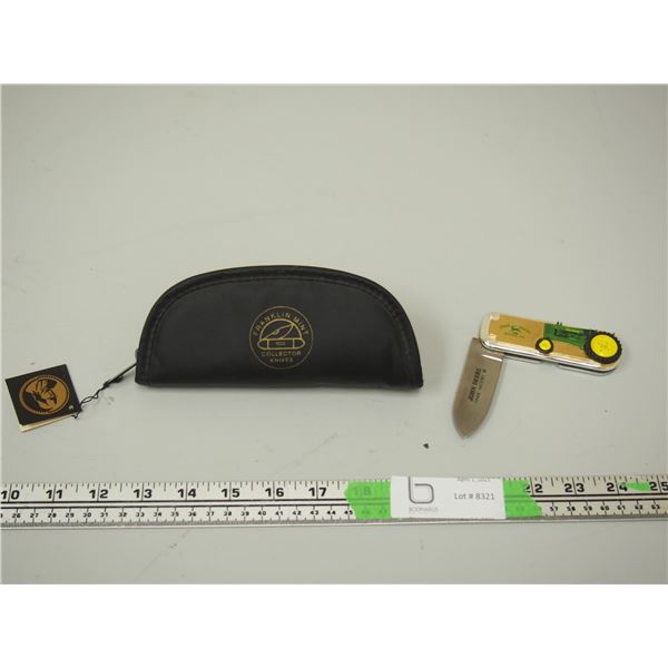 Franklin Mint John Deere Knife and Case
