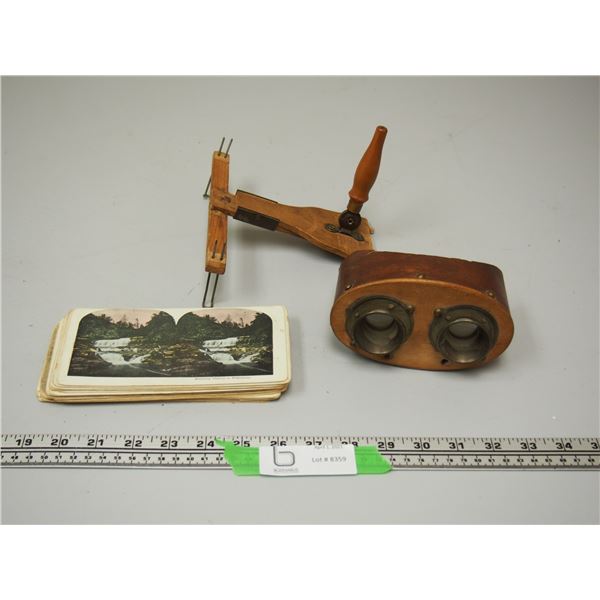 The Stereo Graphoscope 1890's with cards