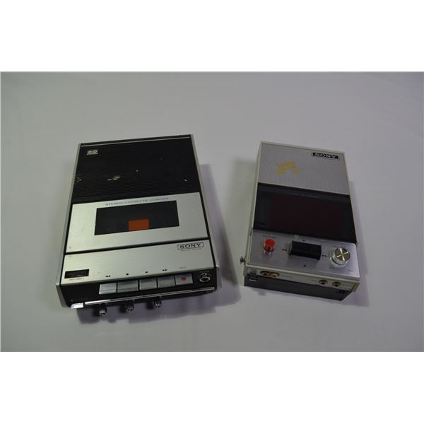 2 SONY Tape Recorders
