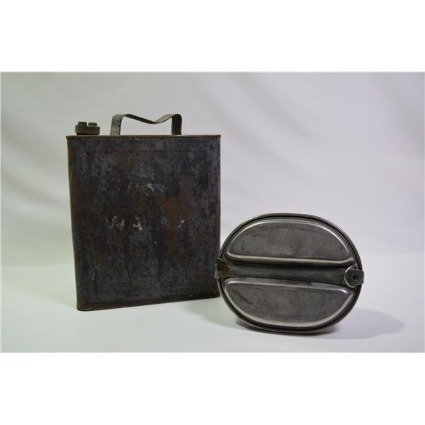 WW2 Water Can and Mess Kit