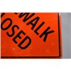 Image 2 : Sidewalk Closed Metal Sign