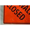 Image 4 : Sidewalk Closed Metal Sign
