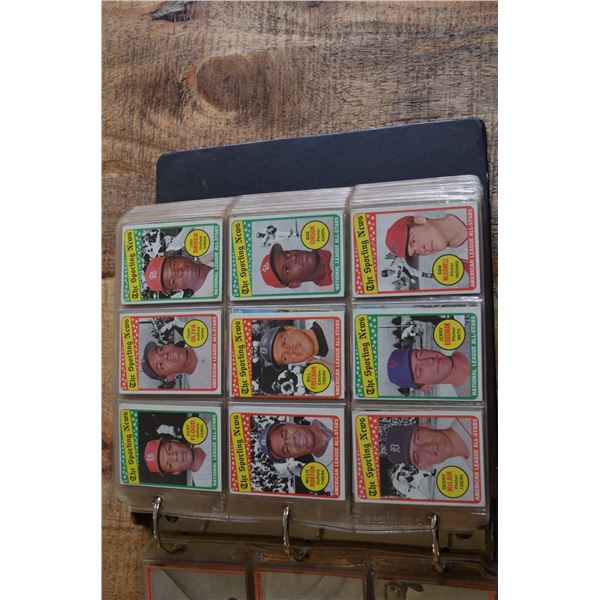1969 Baseball Cards x 9