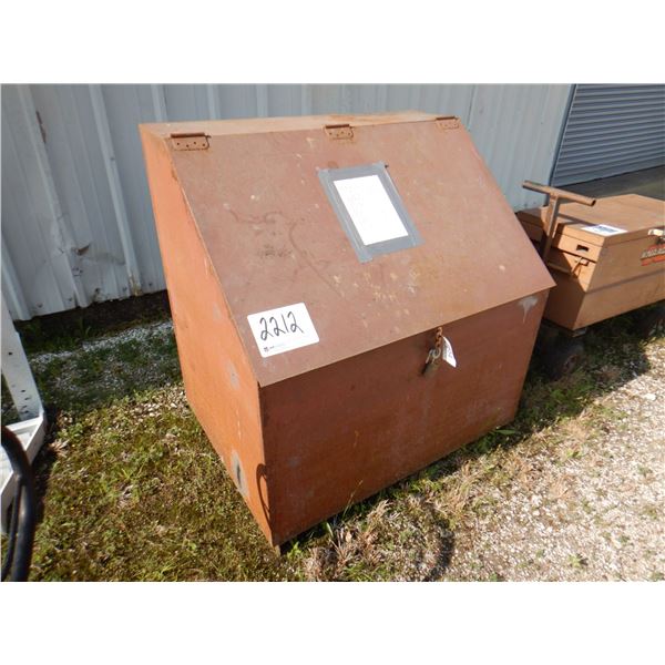 GANG BOX W/ WELDING LEADS, POWER CORDS, AIR HOSE