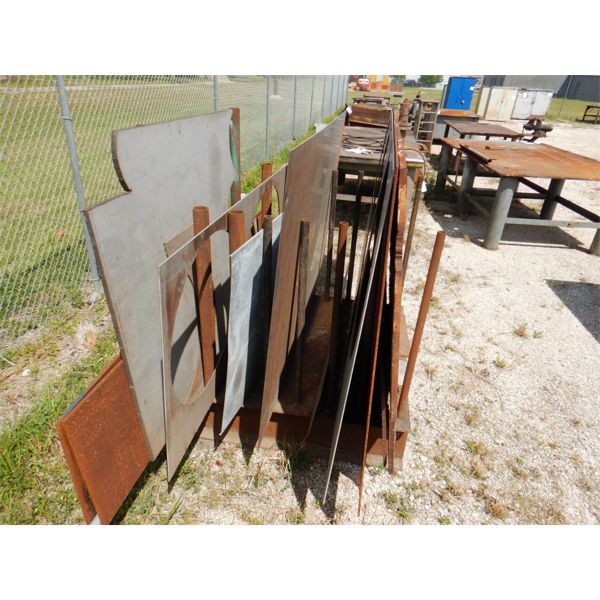 MISC SHEET METAL W/ RACK