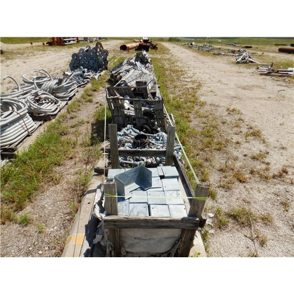 MISC INSULATORS AND METAL FOR POWER POLES