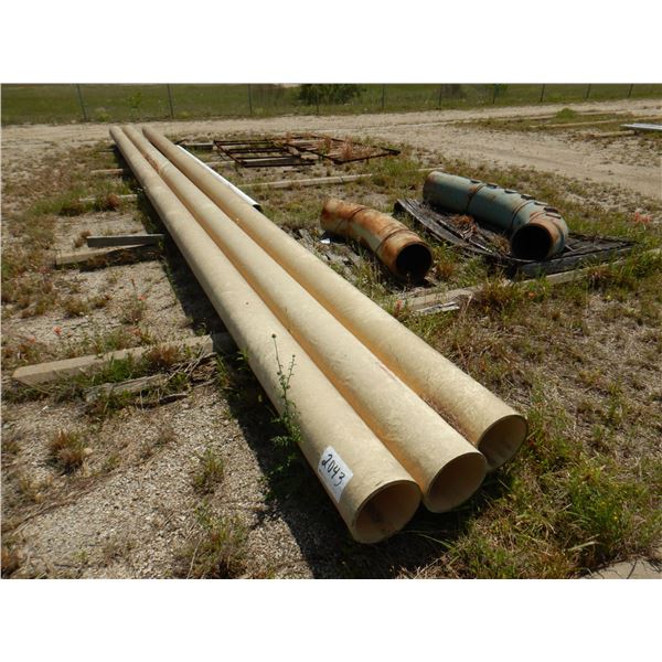 12" ANGLED PIPE/ 40' x 12' PIPE