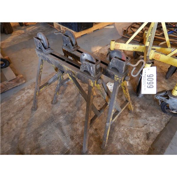 (2) METAL SAW HORSES