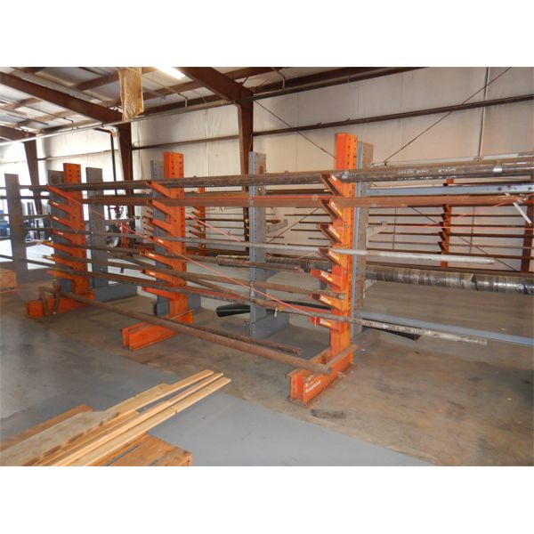 (2) PIPE RACK W/ MISC METAL
