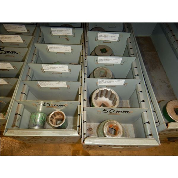 METAL SHELVES W/ CONTENTS