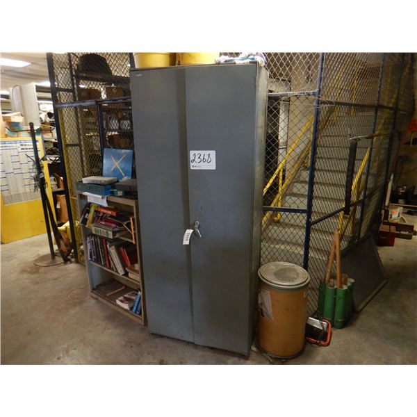 METAL CABINET W/ CONTENTS