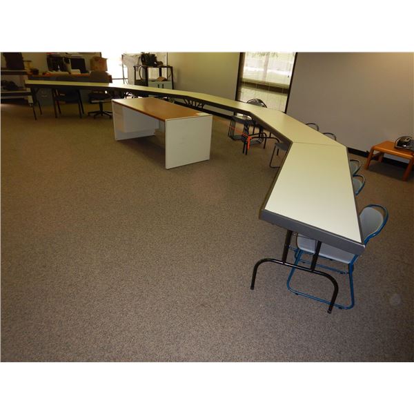 CONFERENCE TABLE W/ CHAIRS