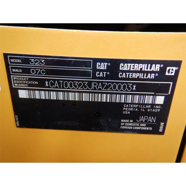 2020 CAT 323 NEXT GEN Excavator - J.M. Wood Auction Company, Inc.