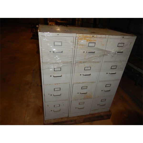 (3) 4 DRAWER FILING CABINET, Selling Offsite: Located in Birmingham, AL
