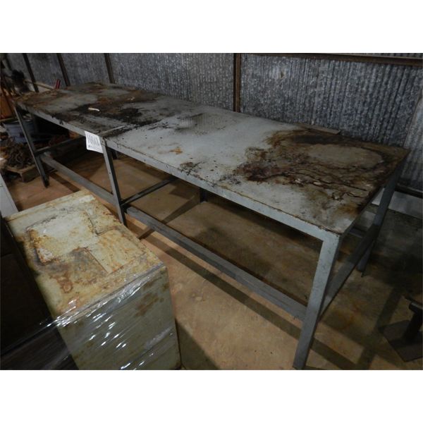 10' x 3' METAL TABLE, Selling Offsite: Located in Birmingham, AL