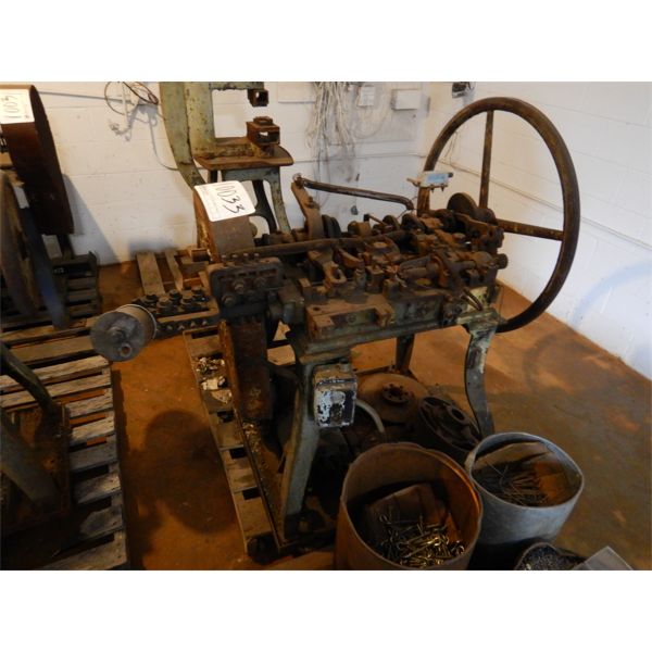 WIRE FORMING MACHINE, Selling Offsite: Located in Birmingham, AL