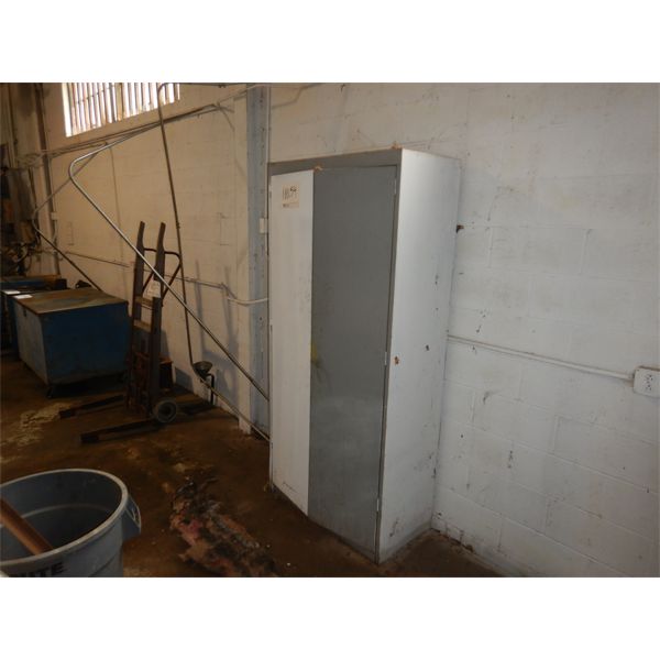 2 DOOR METAL CABINET, Selling Offsite: Located in Birmingham, AL