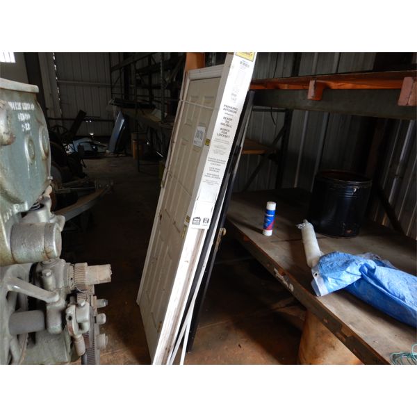 INTERIOR DOOR W/ (2) GLASS DOORS, Selling Offsite: Located in Birmingham, AL