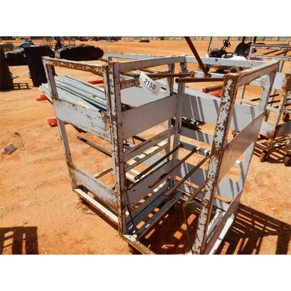 (2) METAL ROLLING WELDING PARTS CART (B9)