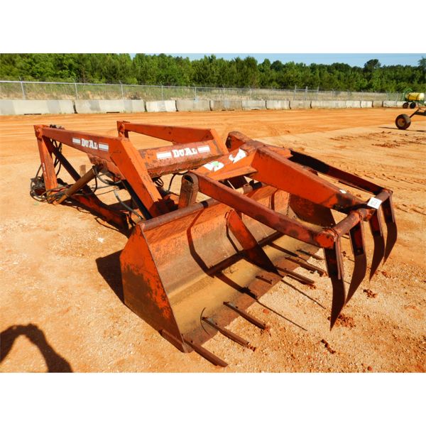 DUAL FRONT END LOADER W/GRAPPLE BUCKET (C3)