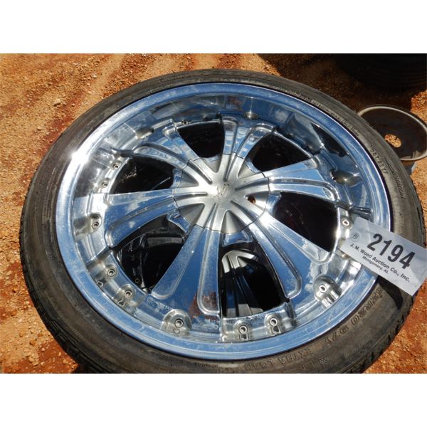 (4) 255/352R20 TIRES W/RIMS (A2)