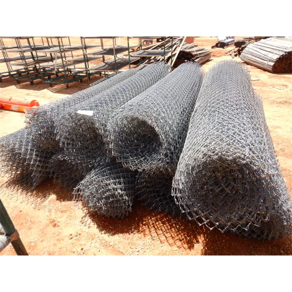 (9) ROLLS 8' CHAIN LINK FENCE (B9)