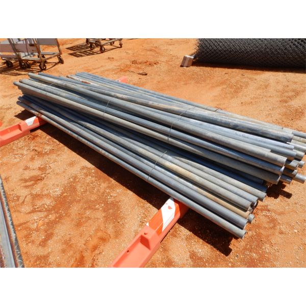 (3) BUNDLES 11' CHAIN LINK FENCE POST (B9)