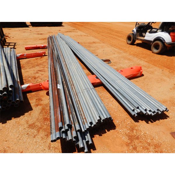 (3) BUNDLES 20' CHAIN LINK FENCE RAILS (B9)