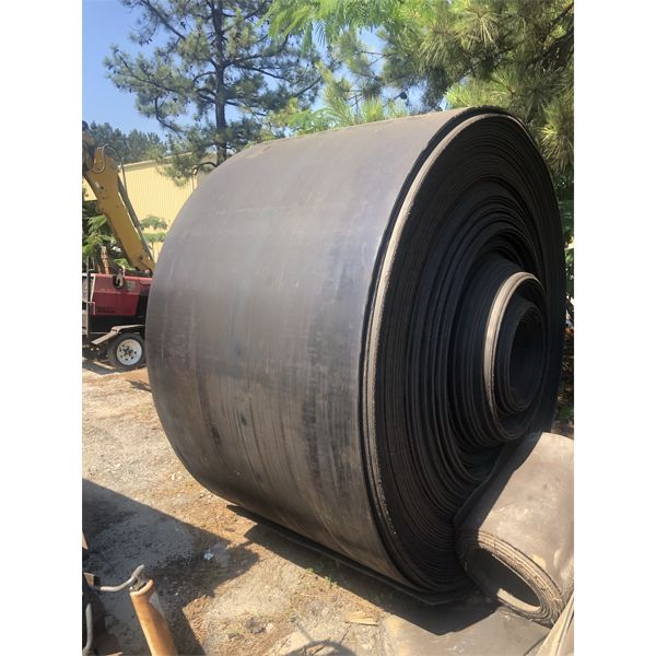 APPROX. 800' OF CONVEYOR BELT, 48" A belt, Selling Offsite: Located in Juliette, GA