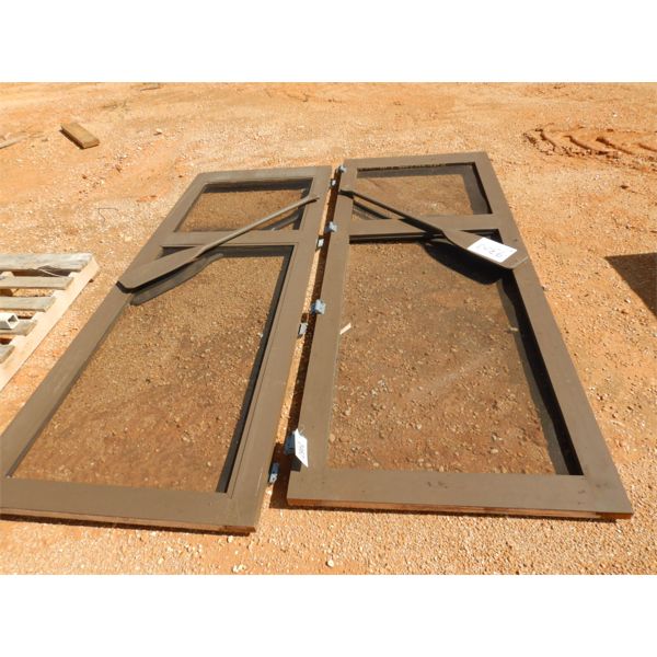 (2) 36" X 8' WOOD SCREEN DOORS (C6)