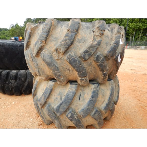 (2) 35.5 X 32 SKIDDER TIRES & RIMS (A4)