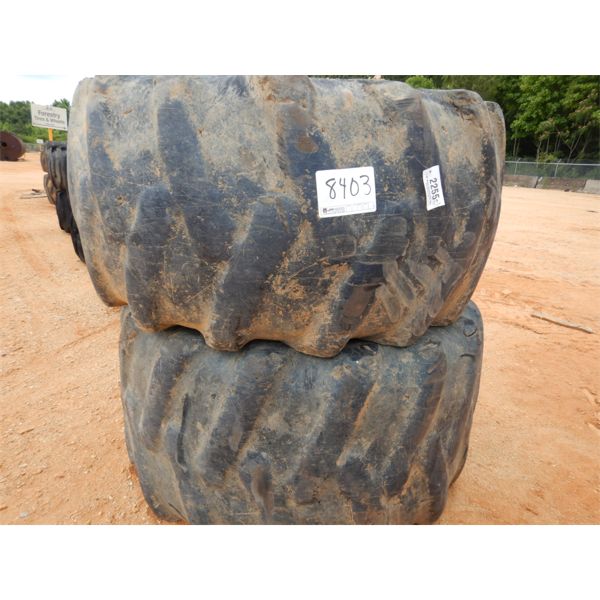 (2) 35.5 X 32 LOG SKIDDER TIRES & RIMS (A4)