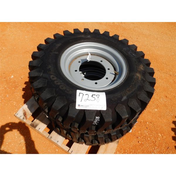 (2) 12.5/80-18 N.H.S. TIRES & RIMS