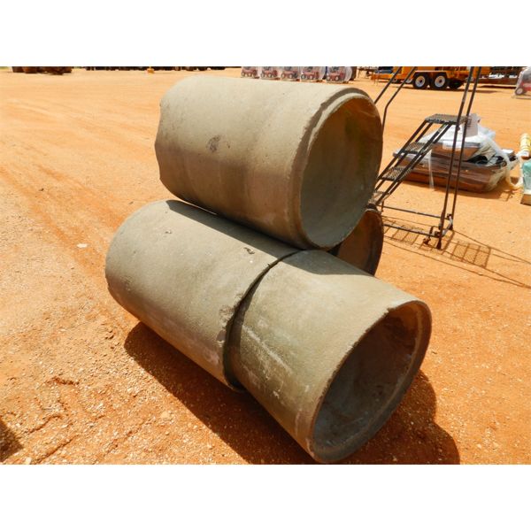 (4) SECTION 24" CONCRETE PIPE (B9)